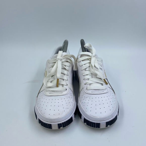 Puma Womens Cali Bold 370811-01 White Casual Shoes Sneakers Size 7.5 - Picture 2 of 6